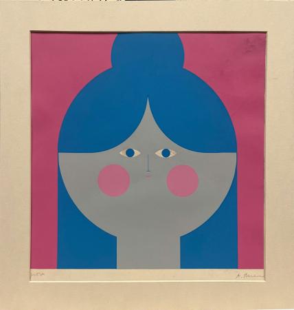 Art work by Antonio Bueno Figura - lithography paper 